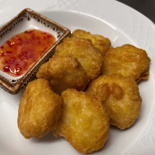 knusprig Hühnernuggets gebacken