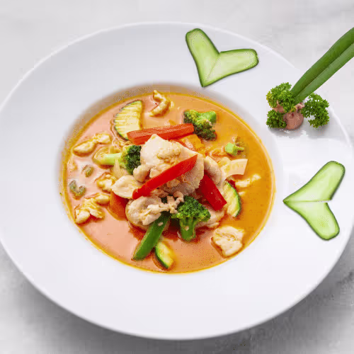 Red-Curry Huhn mit Gemüse