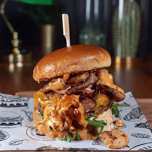 Surf and Turf Burger