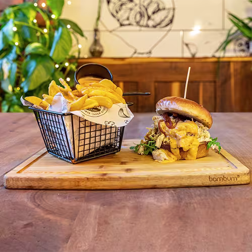Pulled Chicken Burger