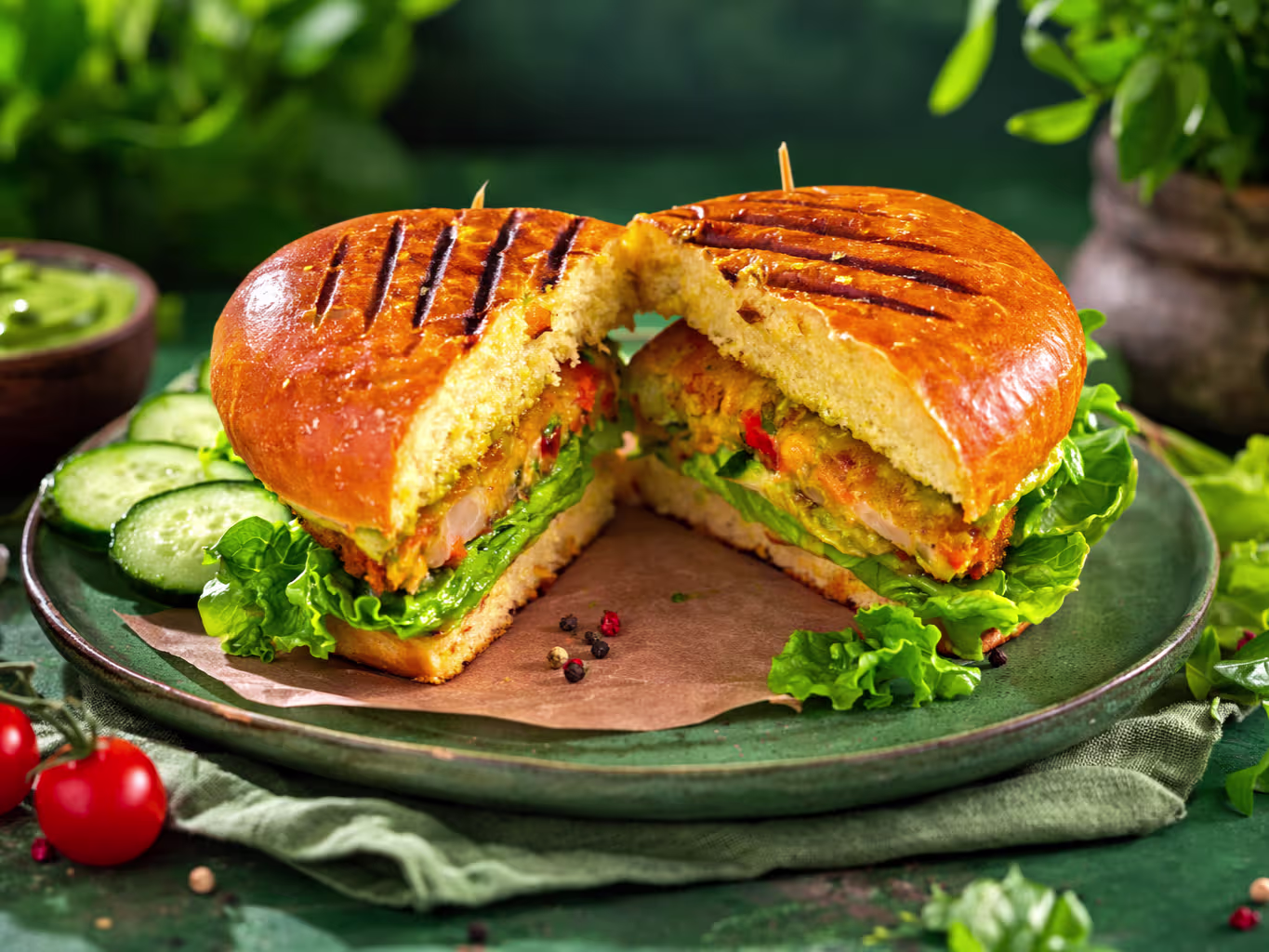 Crunchy Vegi Burger