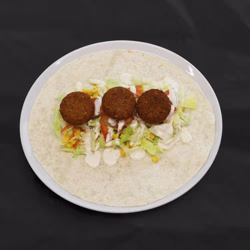 Falafel im Wrap