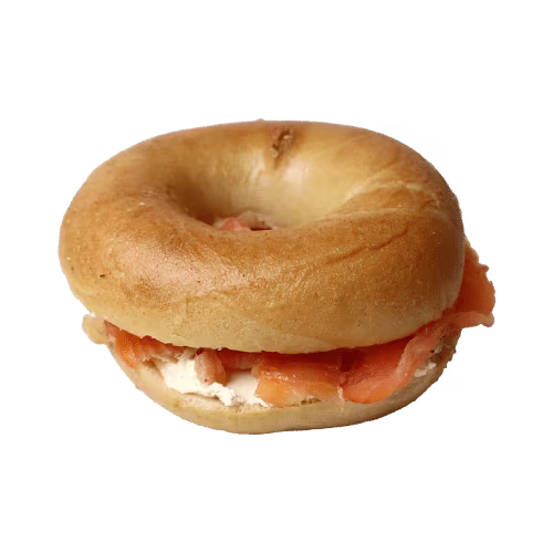 Salmon & Cream Cheese Bagel