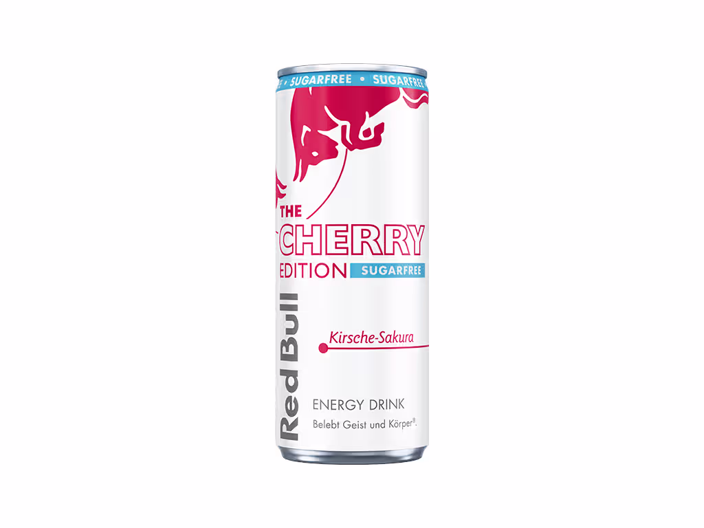 Red Bull Sugarfree Cherry Edition - Kirsche-Sakura 0,25l