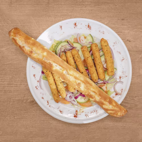 Mozzarella-Sticks Salat