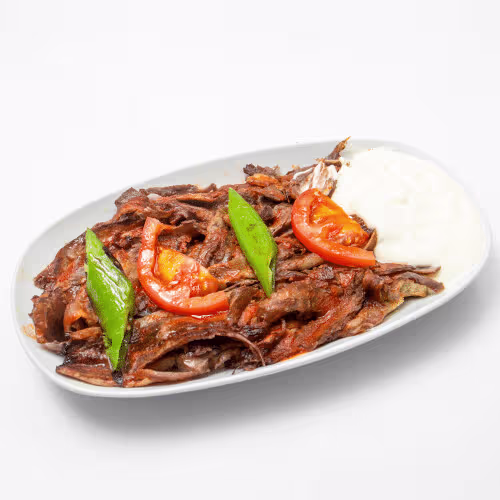 Kalbsfleisch Iskender Kebab