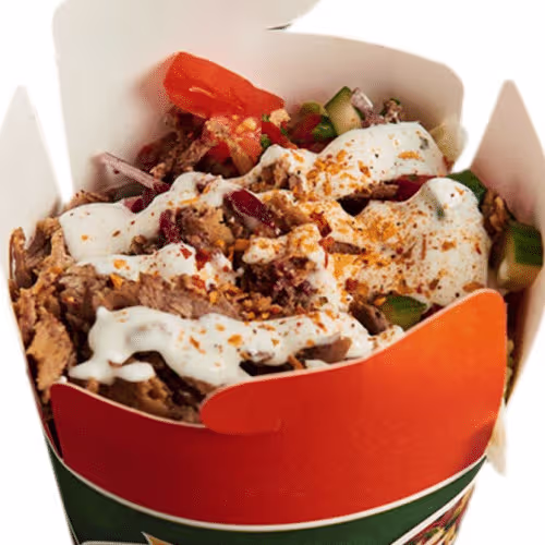 Hühnerfleisch Kebab Box