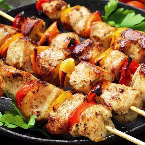 Gegrilltes Hühnerfleisch