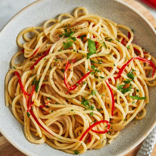 Spaghetti Aglio (scharf)