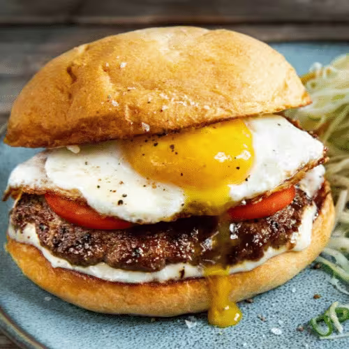 City Burger mit Ei