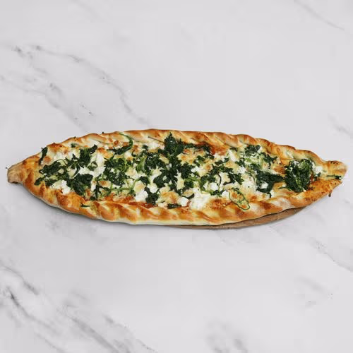 Fladenbrot mit Spinat und Feta