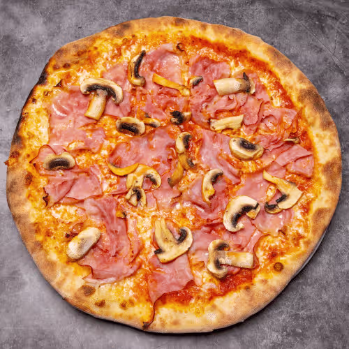 Pizza Prosciutto e Funghi