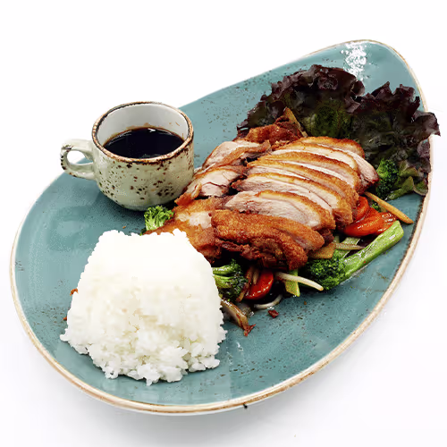 Knusprige Ente Chop Suey