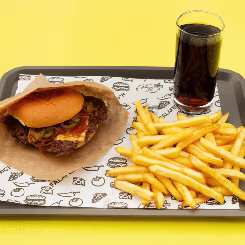 Spicy Burger Menü (scharf)