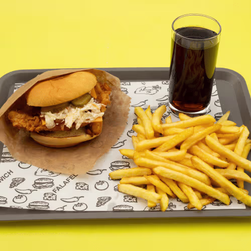 Crispy Chicken Burger Menü