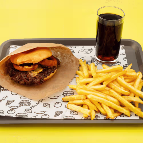 BBQ Burger Menü