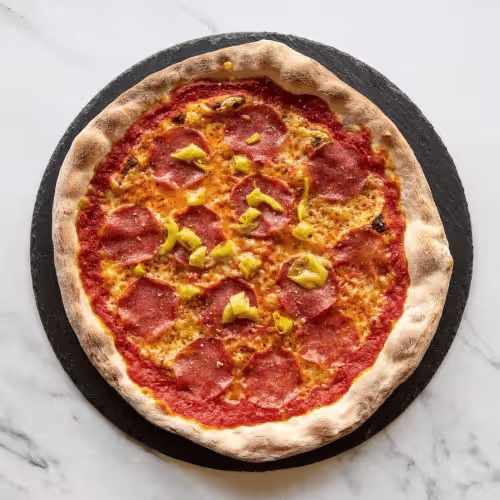 Pizza Diavola (scharf)