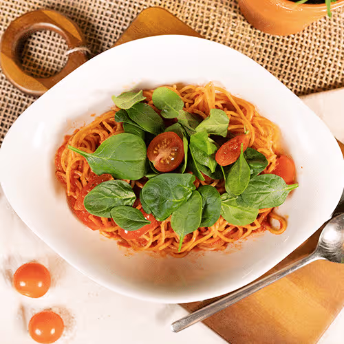 Pasta Pomodoro e Spinaci (vegan)