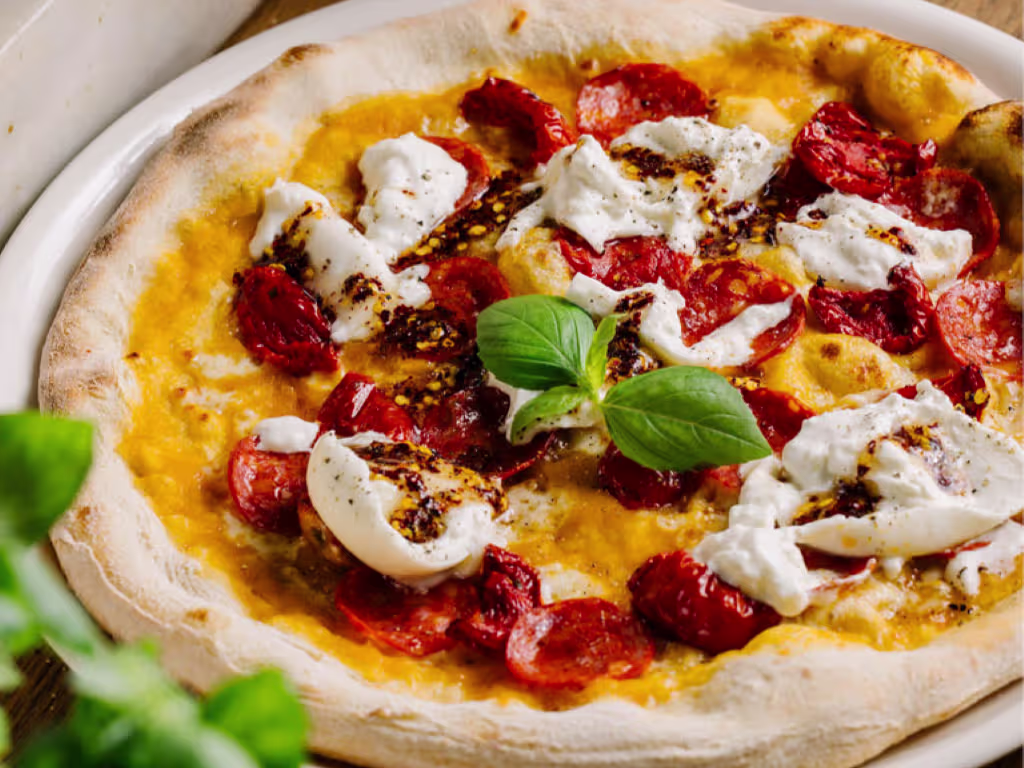 Pizza Hot Honey Burrata