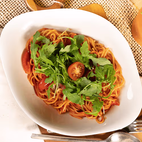 Pasta Pomodoro e Rucola (vegan)
