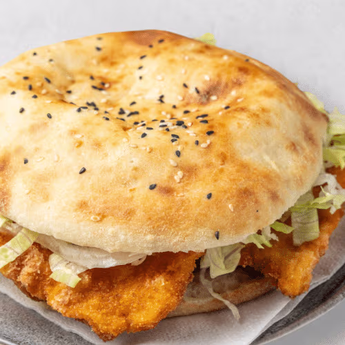 Schnitzel- Sandwich