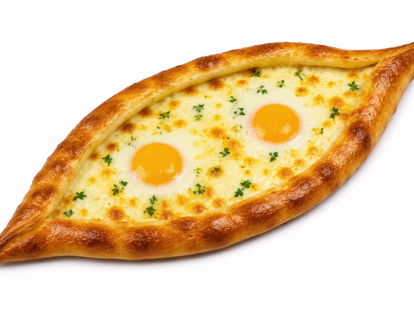 Pide mit Käse und Ei