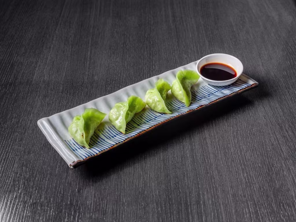 Hausgemachte Teigtaschen Garnelen Und Maishuhn 4 Stück