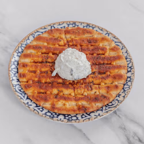 Griechische Pita mit Tzatziki
