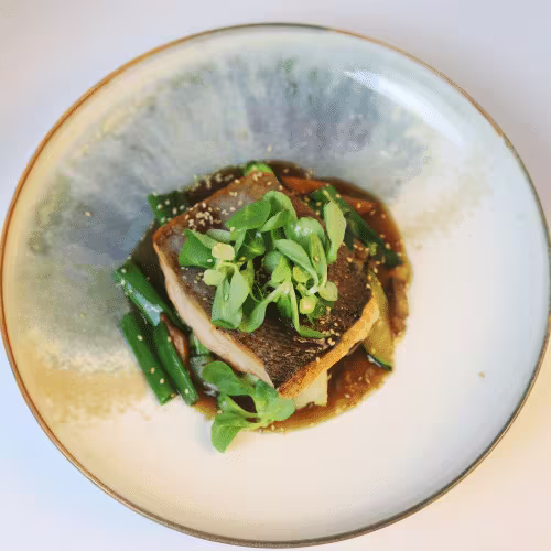 Salmon steak