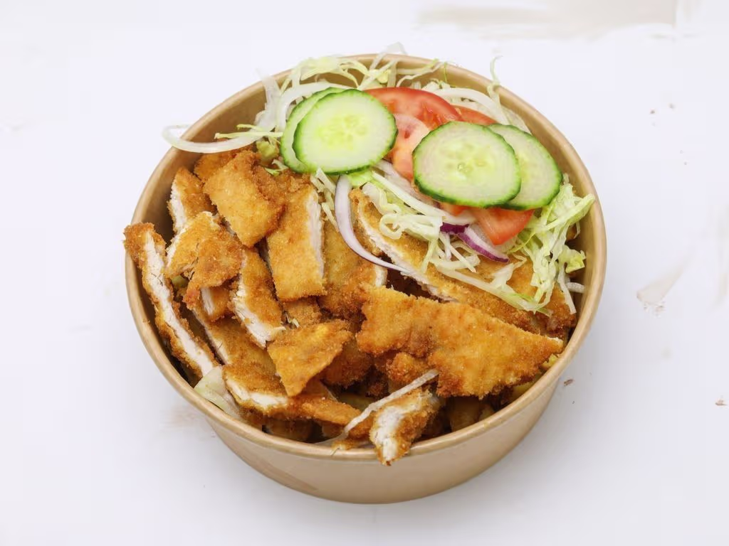 Hühnerschnitzel Bowl