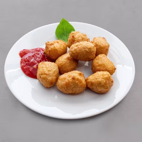 Chili-Cheese Nuggets (9 Stück) mit Salsasauce