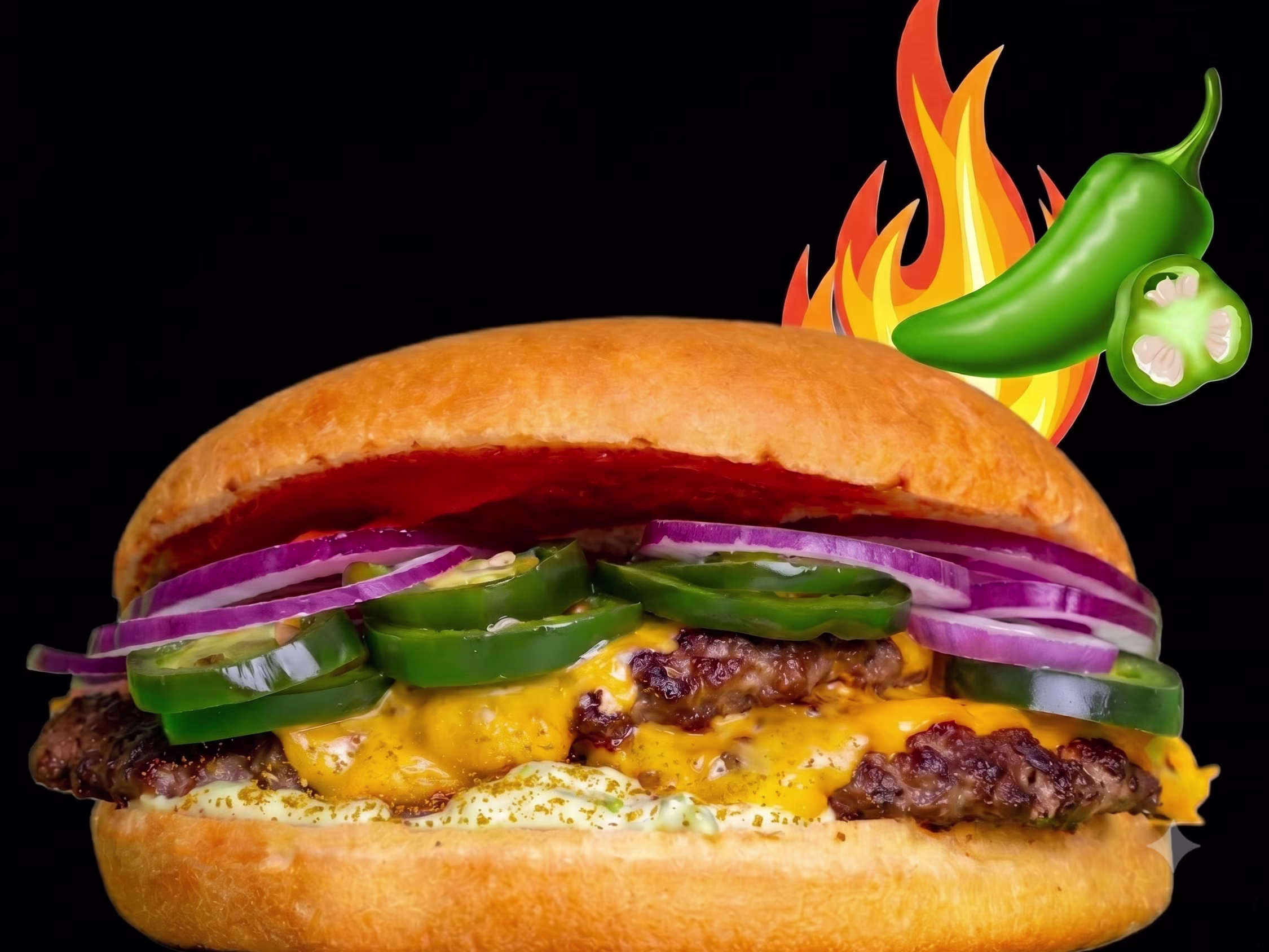 Jalapeño Smash Burger Menü