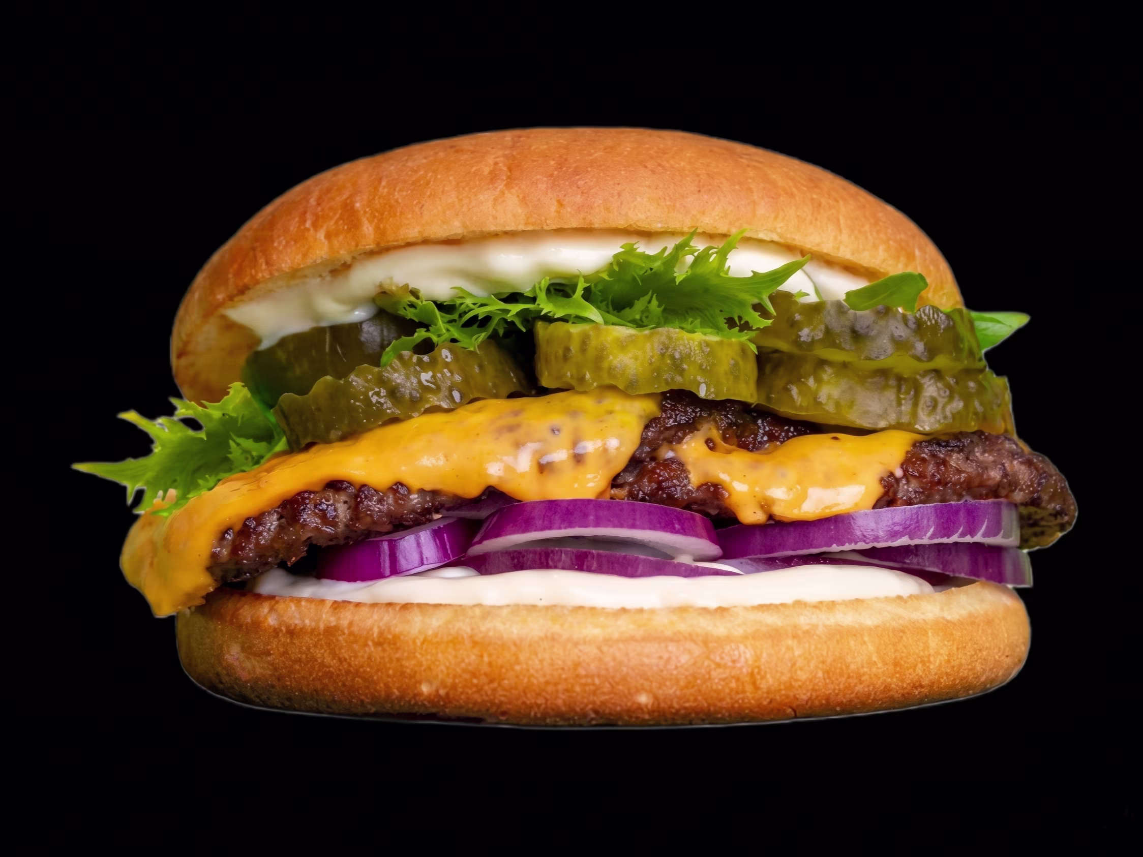 Classic Smash Burger Menü