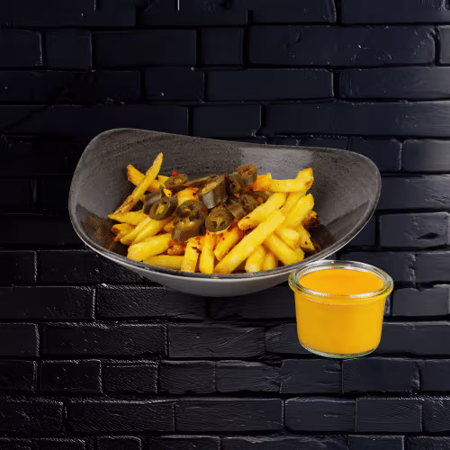 Chili Cheese Fries (scharf)