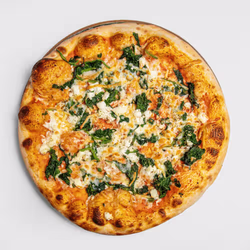 Spinatpizza