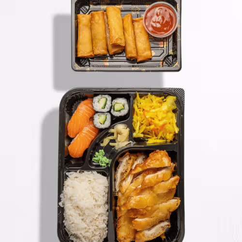 Knuspriges Huhn Bento