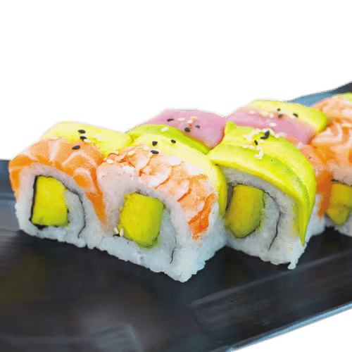 Rainbow Roll (8 Stück)
