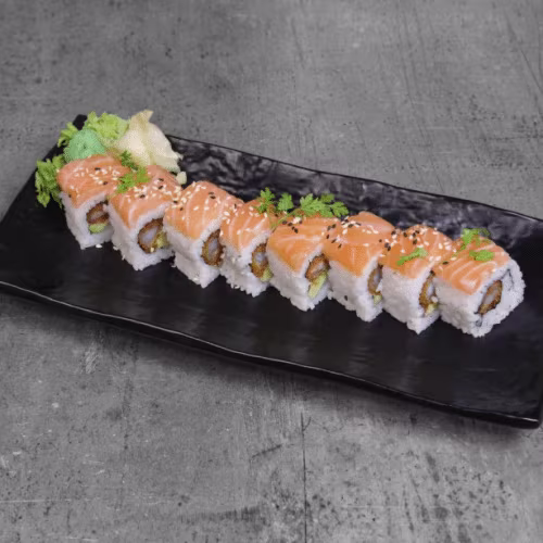 Sake Tempura Roll - 8 Stück