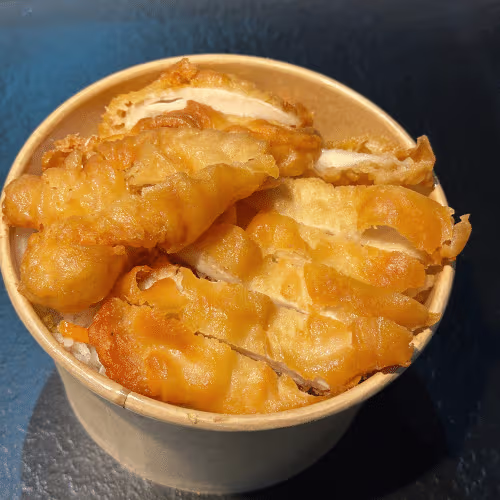 Eireis knusprigem Huhn