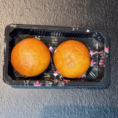 Vanillepudding-Brötchen - 2 Stück