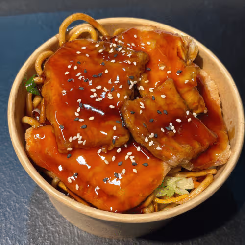 Noodle Lachs Teriyaki