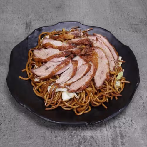 Noodle knuspriger Ente