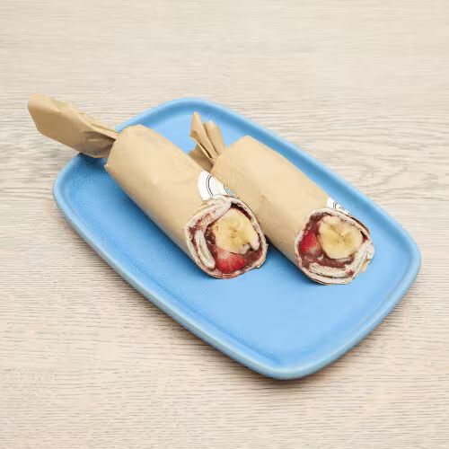 Nutella Wrap mit frischem Obst
