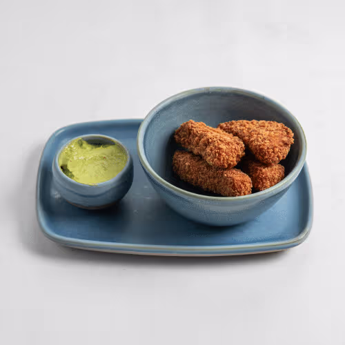 Gebackene Planted Chicken Strips (4 Stück)