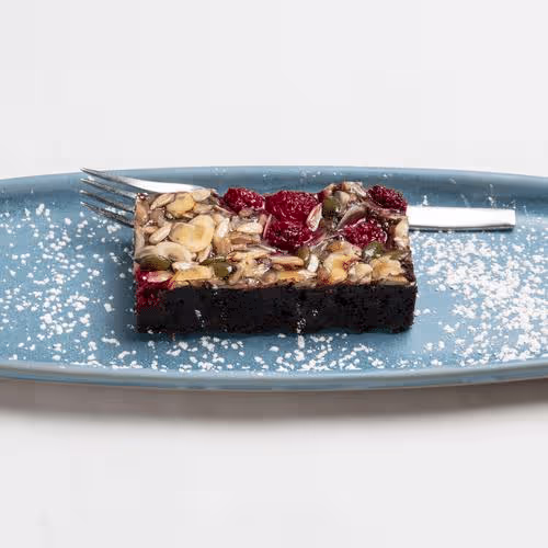 Schoko Himbeer Brownie (glutenfrei)