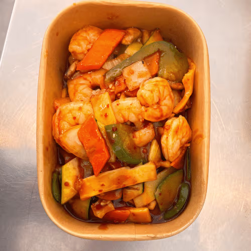H87  Garnelen Sichuan (scharf)
