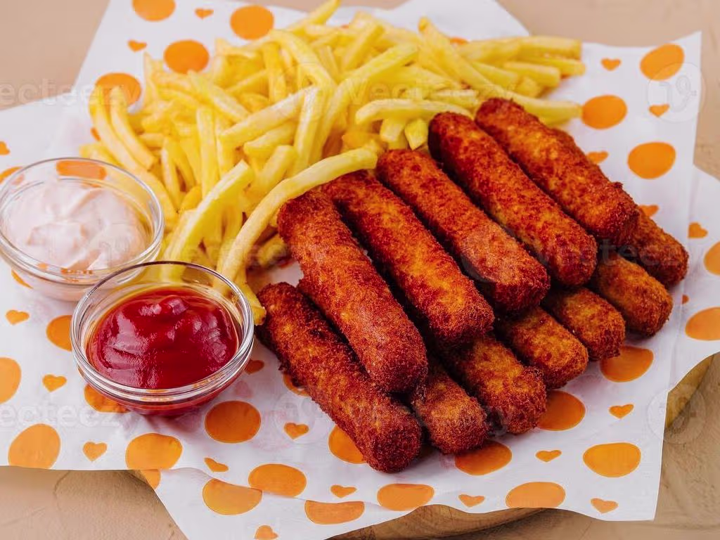 Mozzarella Sticks (12 Stück)