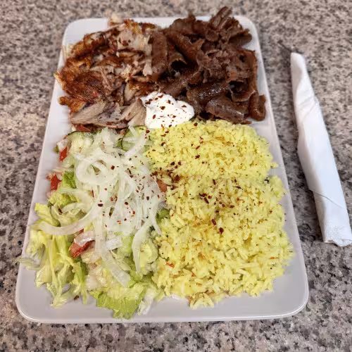 Kebapteller normal Kalbsfleisch