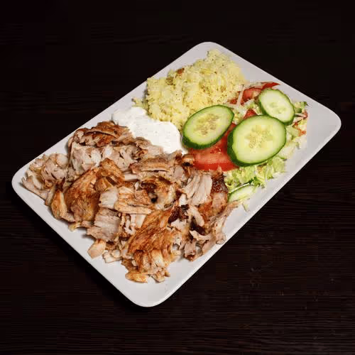 Kebapteller normal Hühnerfleisch