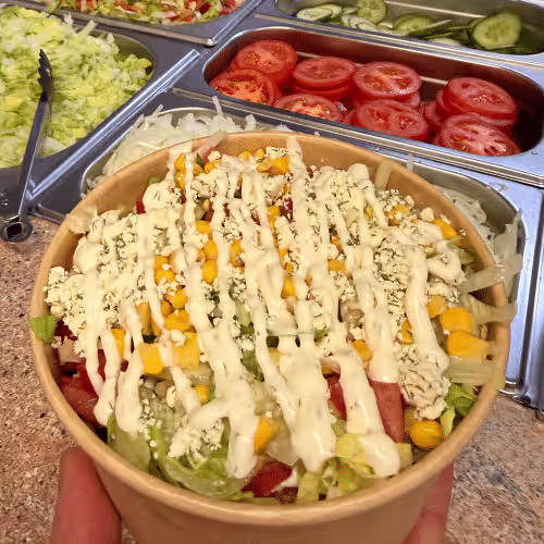 Kebap Bowl gemischte Fleisch mit Pommes
